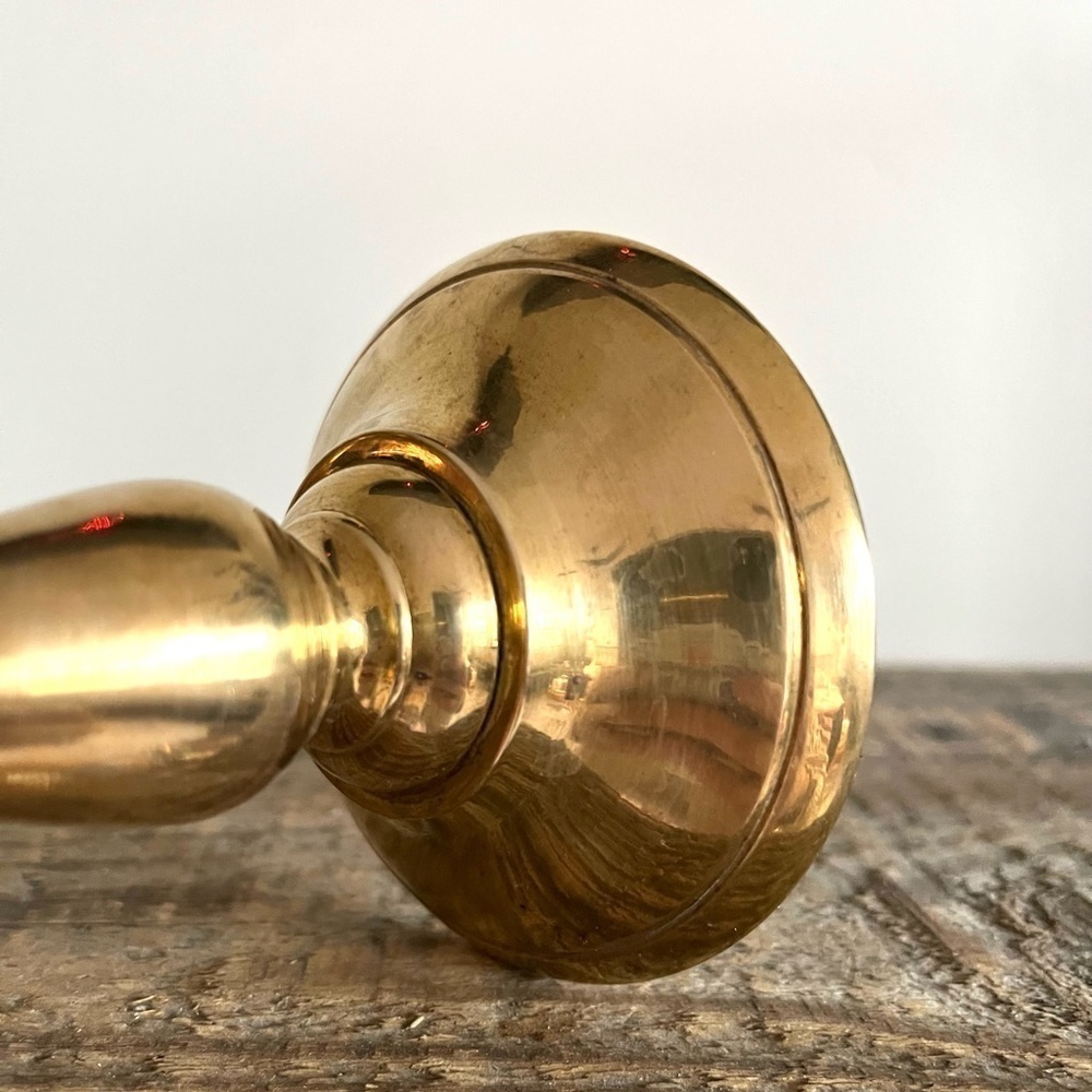 Brass candlestick 6” - Picture 3 of 5